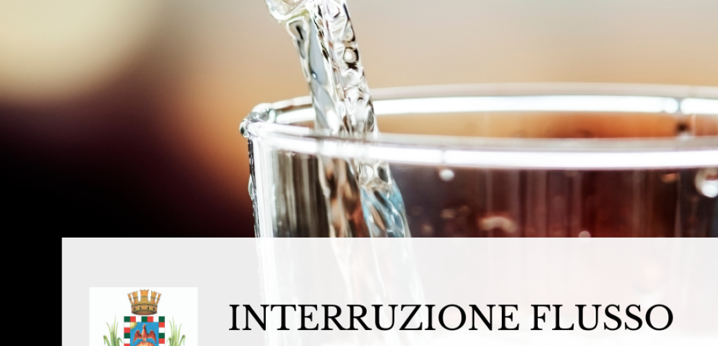 Interruzione idrica dalle ore 22.00 del 18 settembre alle ore 04.00 del 19 settembre